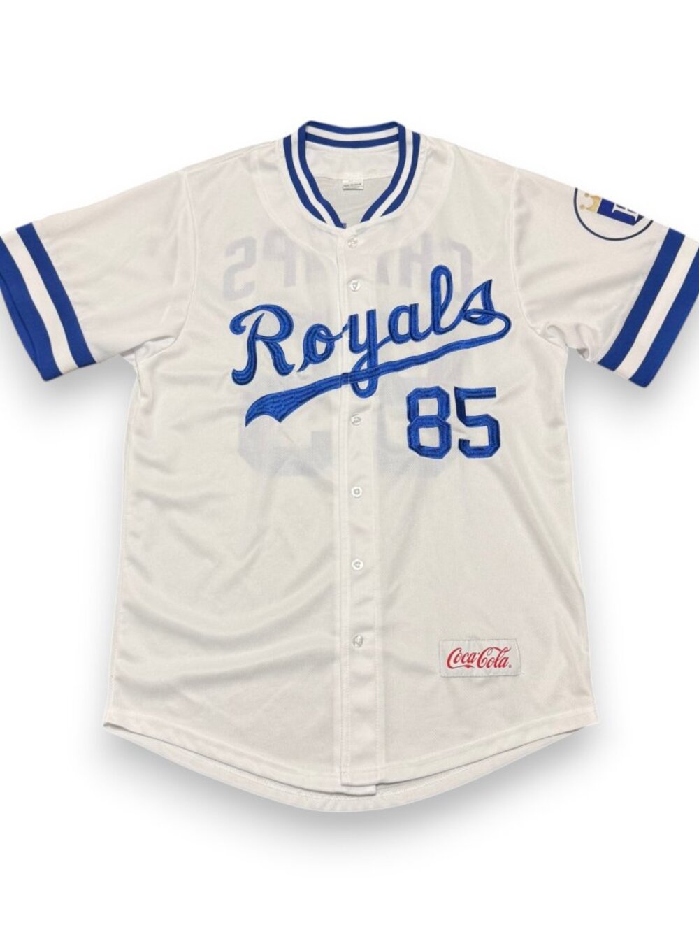Kansas City Royals 1985 Champs Coca Cola Jersey Size Medium